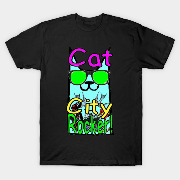 clash cat city Rocker 1977 by LowEndGraphics